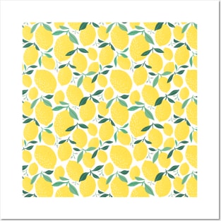 Yellow Lemons Posters and Art